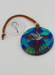 Cadeau de Baptême - Icône de Berceau en Verre