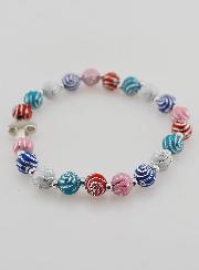 Bracelet Dizainier Perles Multicolor