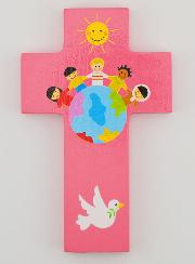 Croix en Bois Enfants du Monde