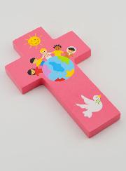 Croix en Bois Enfants du Monde