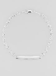 Gourmette de Baptême en Argent - Maille Grain de Café 4mm