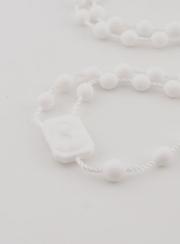 Chapelet Blanc Fashion Mode