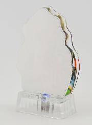 Cadre Lumineux Notre Dame de Lourdes en Verre