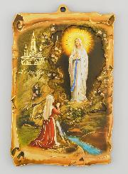 Icône Souvenir Notre Dame de Lourdes - 15 cm