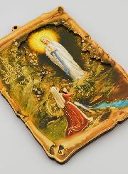 Icône Souvenir Notre Dame de Lourdes - 18 cm