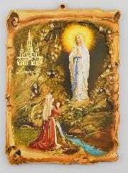Icône Souvenir Notre Dame de Lourdes - 22 cm