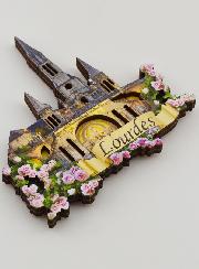 Magnet Basilique Notre Dame de Lourdes - 9 cm
