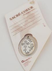 Plaque Auto Rétroviseur - Sacré Coeur de Jésus