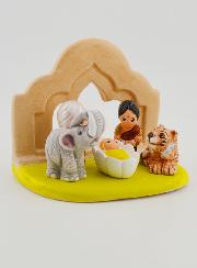 Crèche de Noël du Monde - Nativité Inde