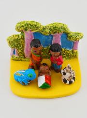 Crèche de Noël  - Nativité Madagascar