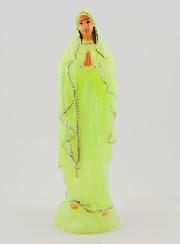 Statue Notre Dame de Lourdes Fluorescente - 18 cm