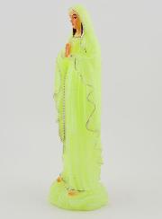 Statue Notre Dame de Lourdes Fluorescente - 18 cm