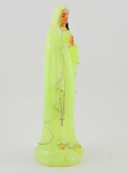 Statue Notre Dame de Lourdes Fluorescente - 18 cm