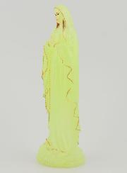 Statue Notre Dame de Lourdes Fluorescente  - 10 cm