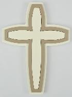 Croix Moderne Stylisée - 17 cm