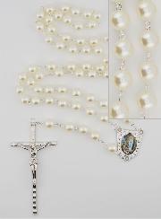 Grand Chapelet en Perles de Nacre - 80 cm