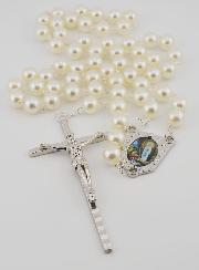 Grand Chapelet en Perles de Nacre - 80 cm