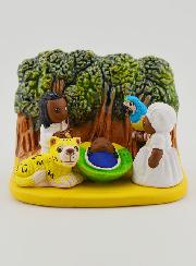 Crèche de Noël du Monde - Nativité Brésil