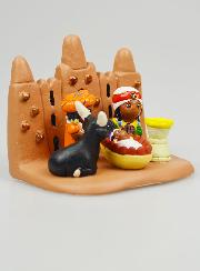 Crèche de Noël du Monde - Nativité Mali