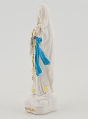 Statue de Notre Dame de Lourdes au Voile - 7 cm