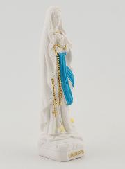 Statue de Notre Dame de Lourdes au Voile - 7 cm
