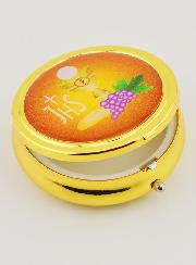 Custode Hostie Orange - Calice Sang et Corps du Christ