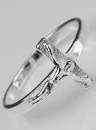 Bague Croix du Christ en Argent 925/1000 - Taille 58