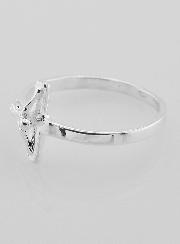 Bague Croix du Christ en Argent 925/1000 - Taille 62