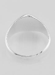 Bague Chevalière Croix du Christ en Argent Massif - Taille 60
