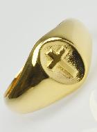 Bague Chevalière Croix du Christ - Taille 60