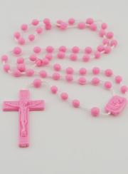 Chapelet Rose Plastique