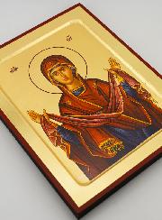 Icône Byzantine Notre Dame Vierge de Protection
