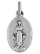 Médaille Miraculeuse en Argent Massif 925/1000