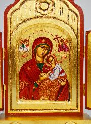 Icône Triptyque Vierge du Perpétuel Secours
