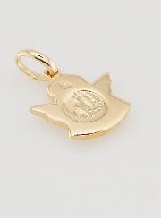Pendentif Ange Protecteur en Plaqué Or - 14 mm