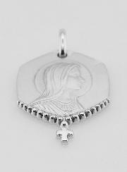 Médaille Sainte Vierge Marie en Argent 925/1000