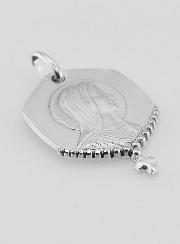 Médaille Sainte Vierge Marie en Argent 925/1000