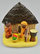 Crèche de Noël du Monde - Nativité Cameroun