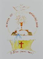 Carte de Communion - Gloria In Excelsis Deo