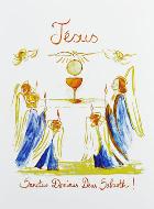 Image de Communion - Jésus Eucharistie