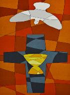 Image de Communion - Croix et Calice