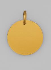 Médaille Ange-Gardien à l'Oiseau en Or Jaune 9 Carats