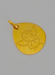 Médaille Ange Raphaël Chérubin en Or 375/1000