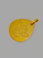 Médaille Ange Raphaël Chérubin en Or 375/1000