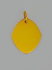 Médaille Ange Protecteur - Losange en Or 375/1000