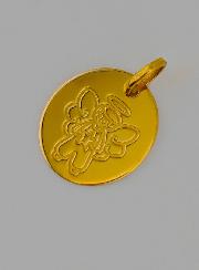 Médaille Ange-Gardien Modèle Garçon en Or 375/1000