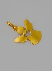Médaille Coeur Ange-gardien en Or 9 Carats