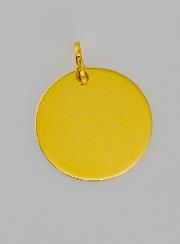 Médaille Ange-Gardien en Prière en Or 375/1000
