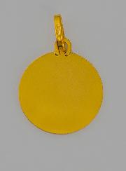 Médaille de Baptême Classique Vierge Marie au Voile en Or