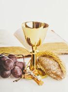 Carte de Première Communion - Repas de la Vie Éternelle